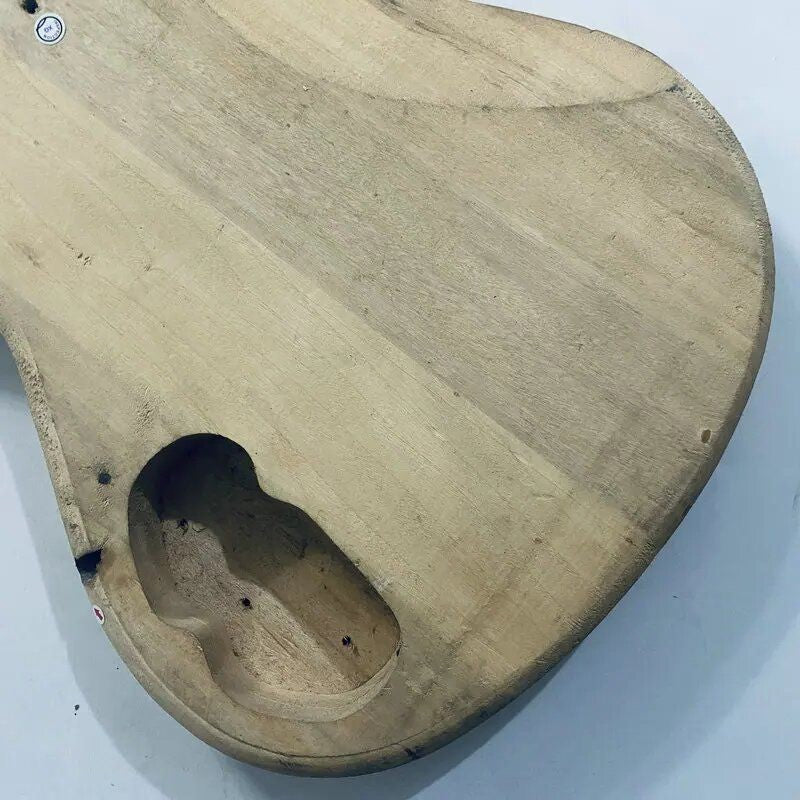 Black Basswood Bass Guitar DIY Project Body