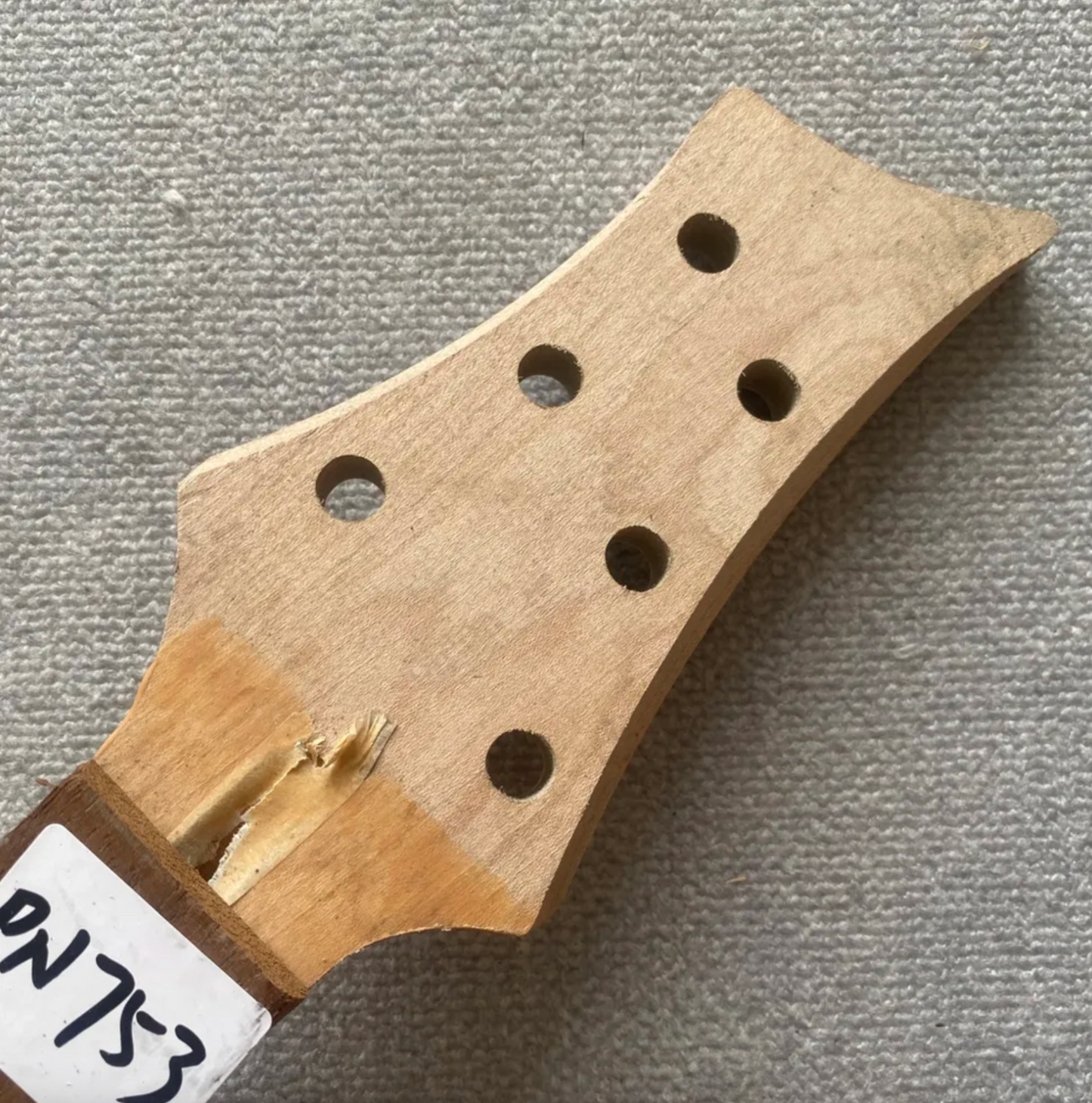 Rosewood Fretless Fingerboard Guitar Maple Wood Neck
