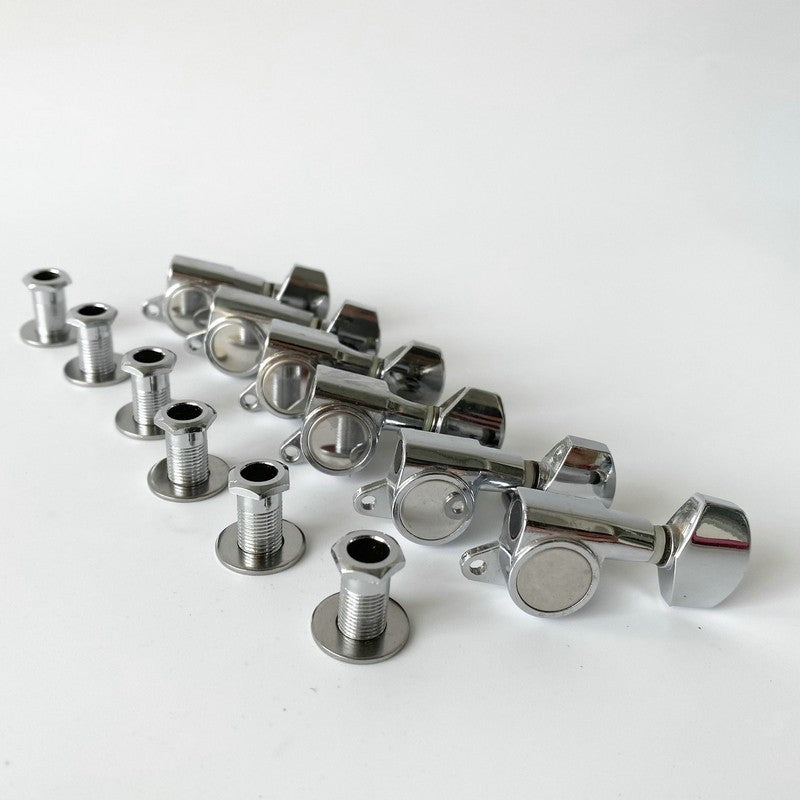6R Chrome Guitar Machine Heads Tuning Pegs Keys Fit Stratocaster Telec