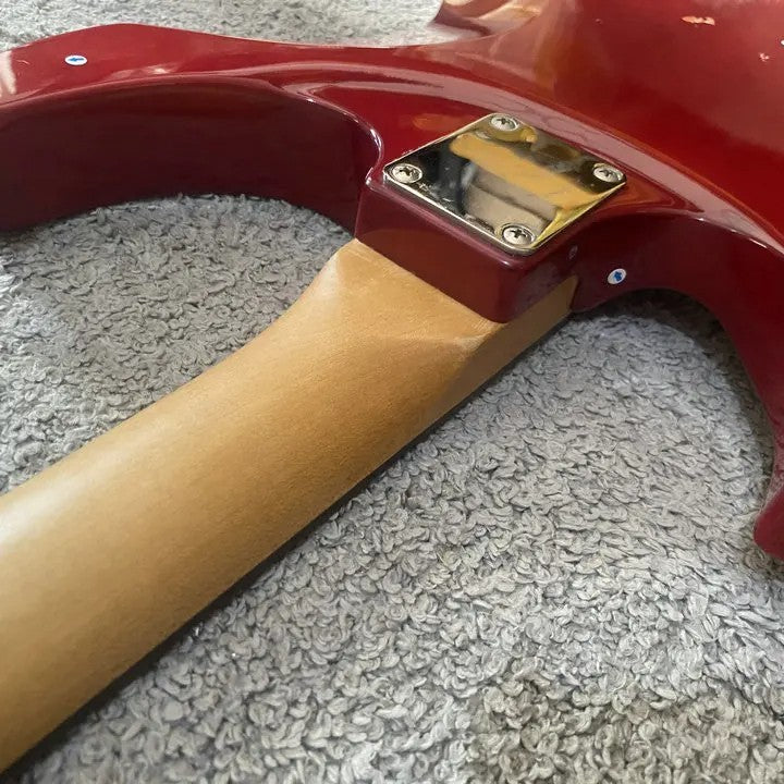 TNC Taiwan Made Electric Guitar, HH Cherry Burst Body, Maple Neck, Ros
