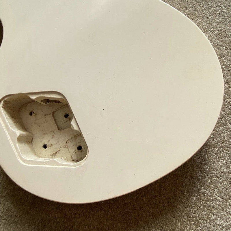 Glossy White Guitar Solid Basswood Body Fit Les Paul LP