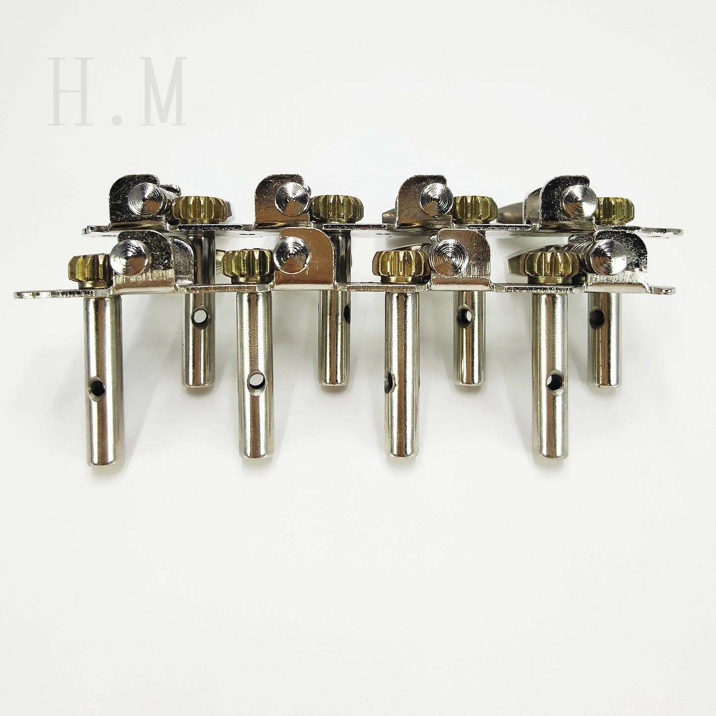 4R+4L Silver Mandola 8 String Silver Tuning Pegs Machine Heads