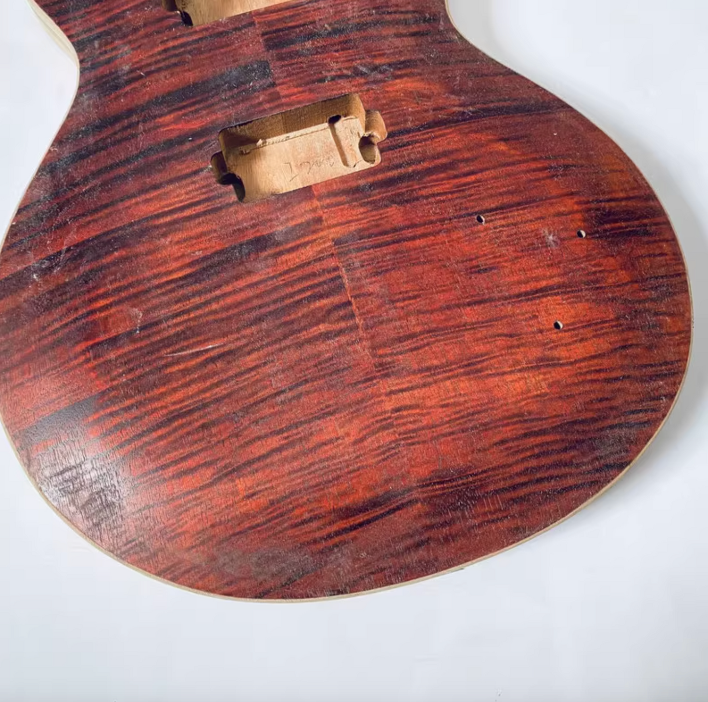 Tiger Maple Top Guitar Mahogany Wood Body