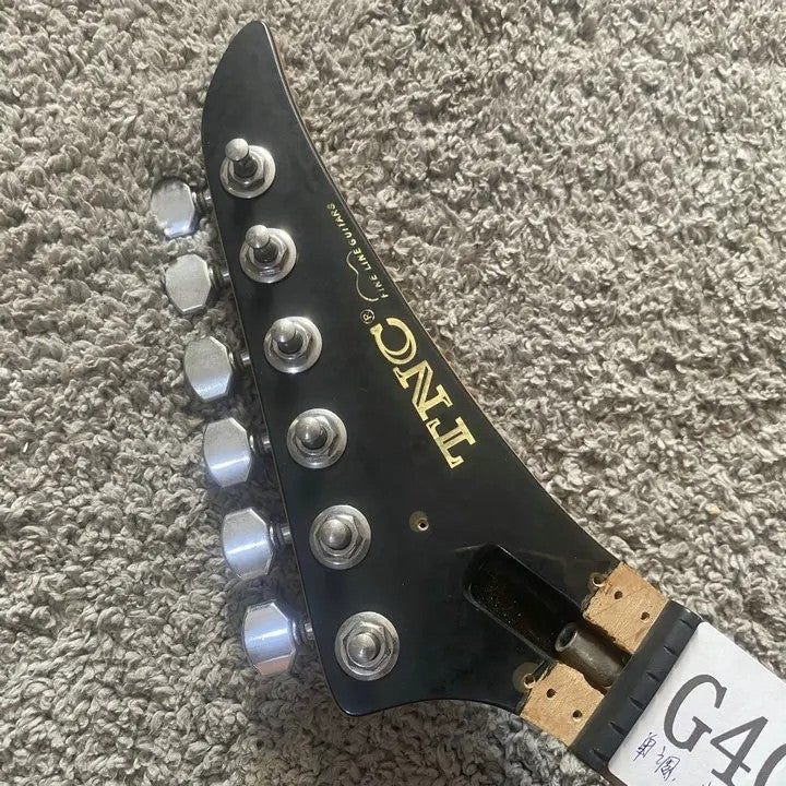TNC Taiwan Made Electric Guitar, HH Cherry Burst Body, Maple Neck, Ros