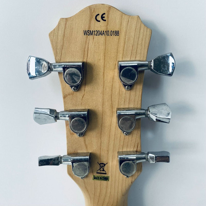 J&D Red Guitar Body with Maple Neck, Rosewood Fingerboard Fit SG Guita