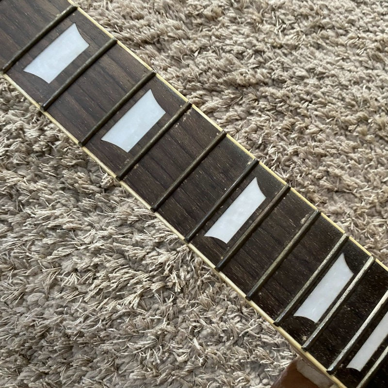 Tiger Maple Guitar Body with Mahogany Neck, Rosewood Fingerboard Fit L