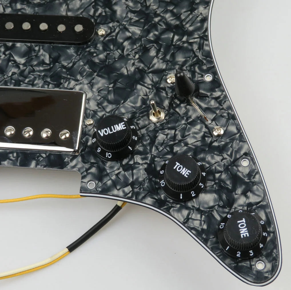 Prewired Multifunction Wiring HSH Pickguard lp Alnico 5 Humbucker Pickups Wiring Harness Connection 20 tone switching For Stratocaster Strat