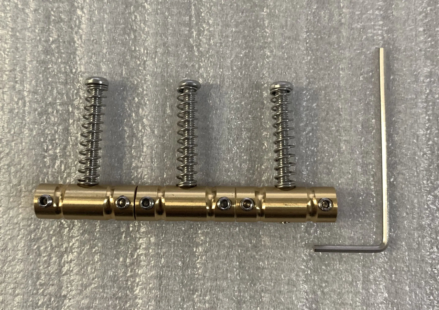 3PCS Vintage Brass Guitar Bridge Saddles For Telecaster Tele