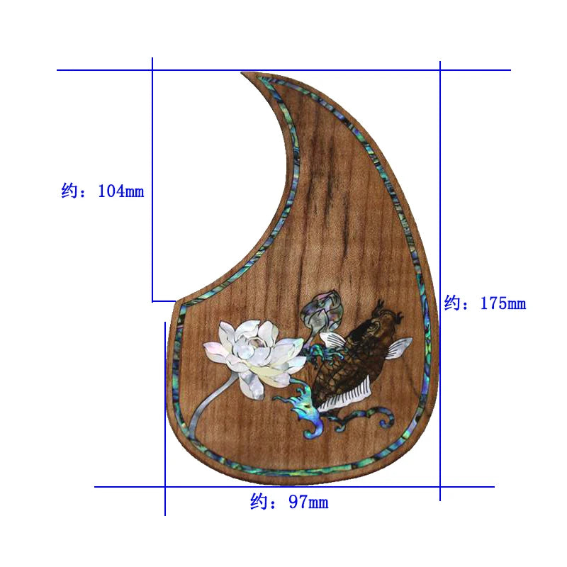 Maple Wood Acoustic Guitar Scratch Plate Pickguard For Martin Guitars