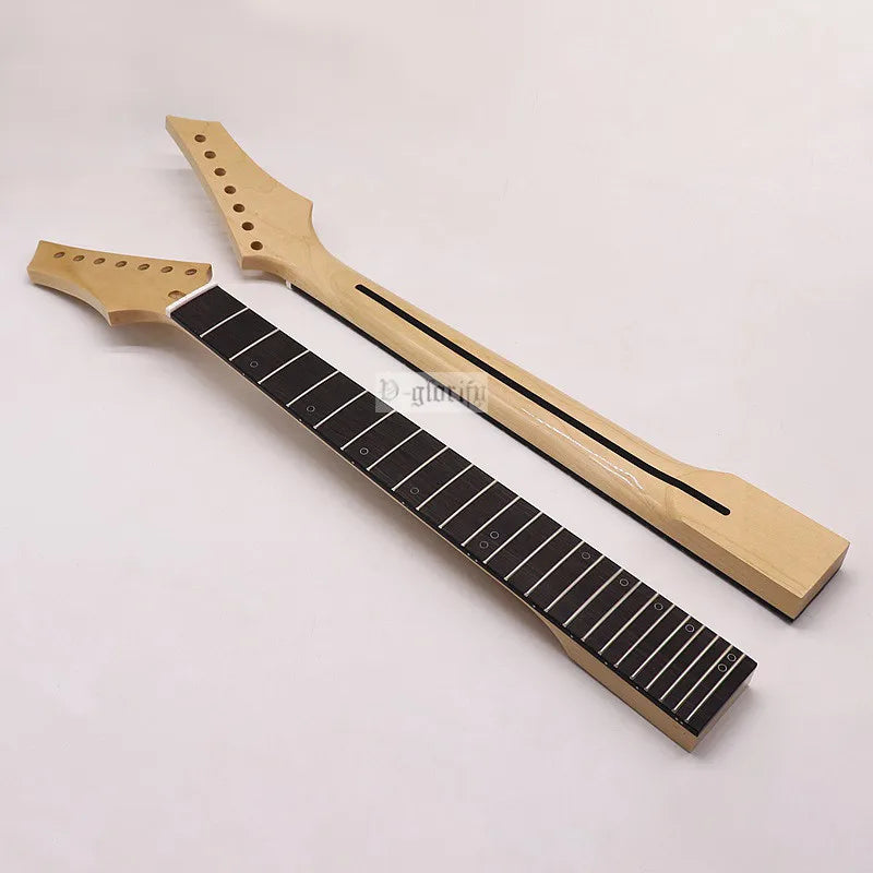 Left Handed 7 String Electric Guitar Maple Neck, 24 Frets Rosewood Fretboard