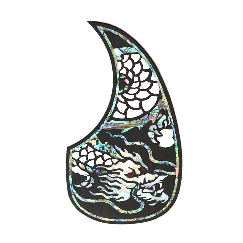 Rosewood Acoustic Guitar Pickguard with Abalone Inlay For Martin Guitars