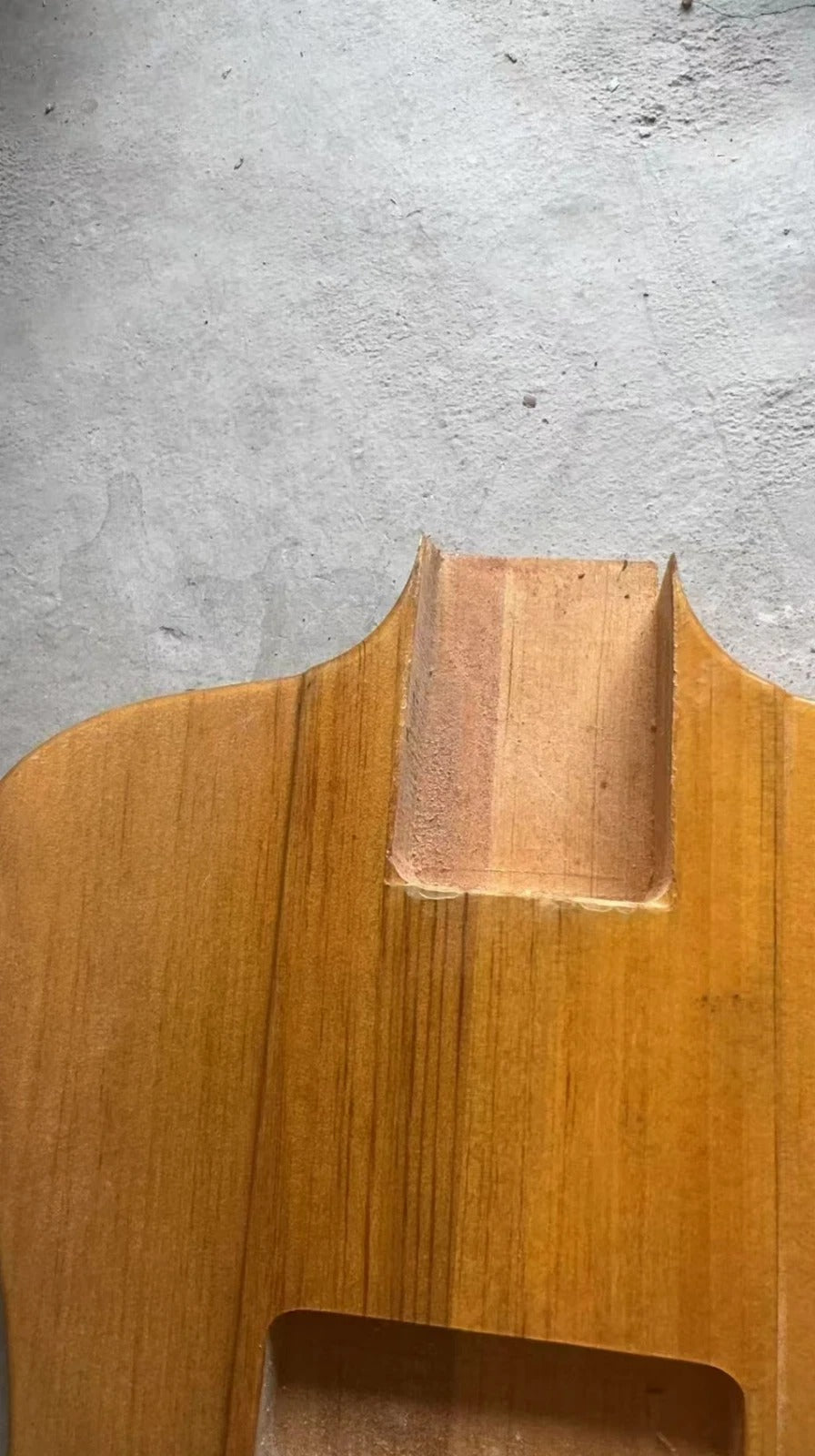 Natural Finish Bass Guitar Body Fit Thunderbird
