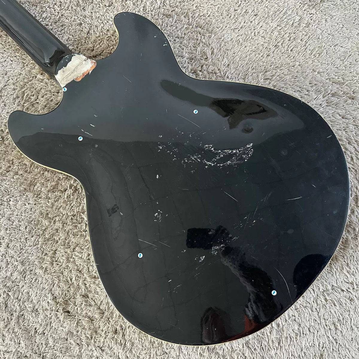 Harley Benton HB 335 Slim Semi-Hollow Jazz Electric Guitar - Defects (Unfinished Product)