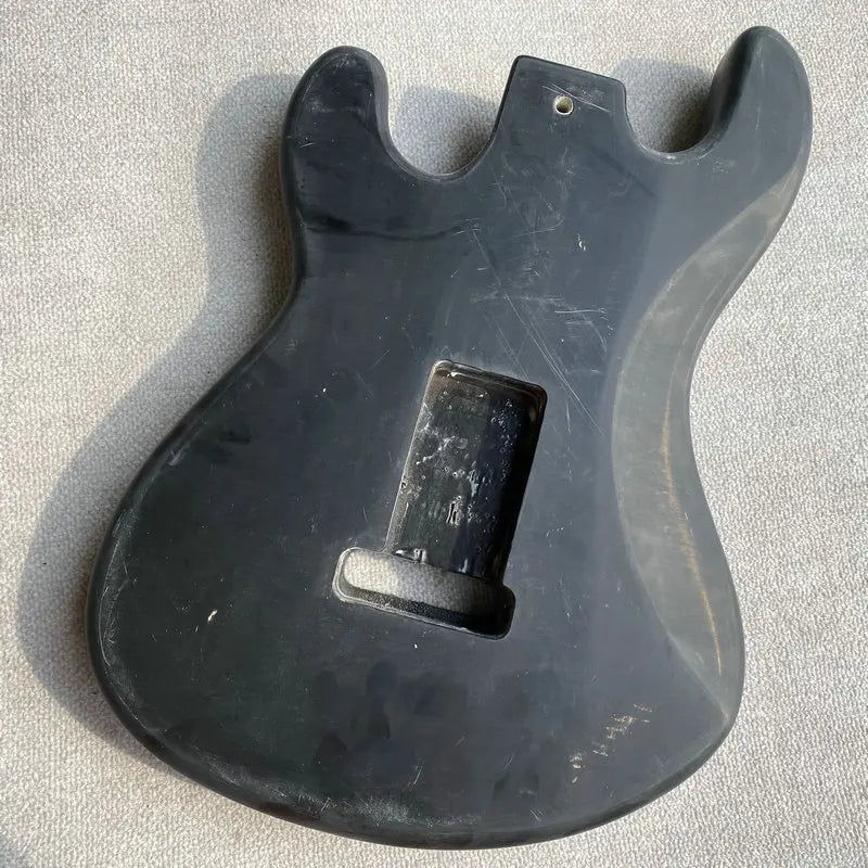 Black Basswood Guitar Body For Fender Stratocaster Strat