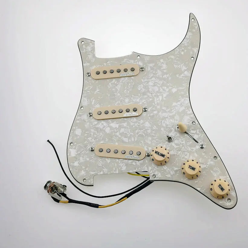 SSS Guitar Loaded Prewired Pickguard Fit Fender Stratocaster Strat