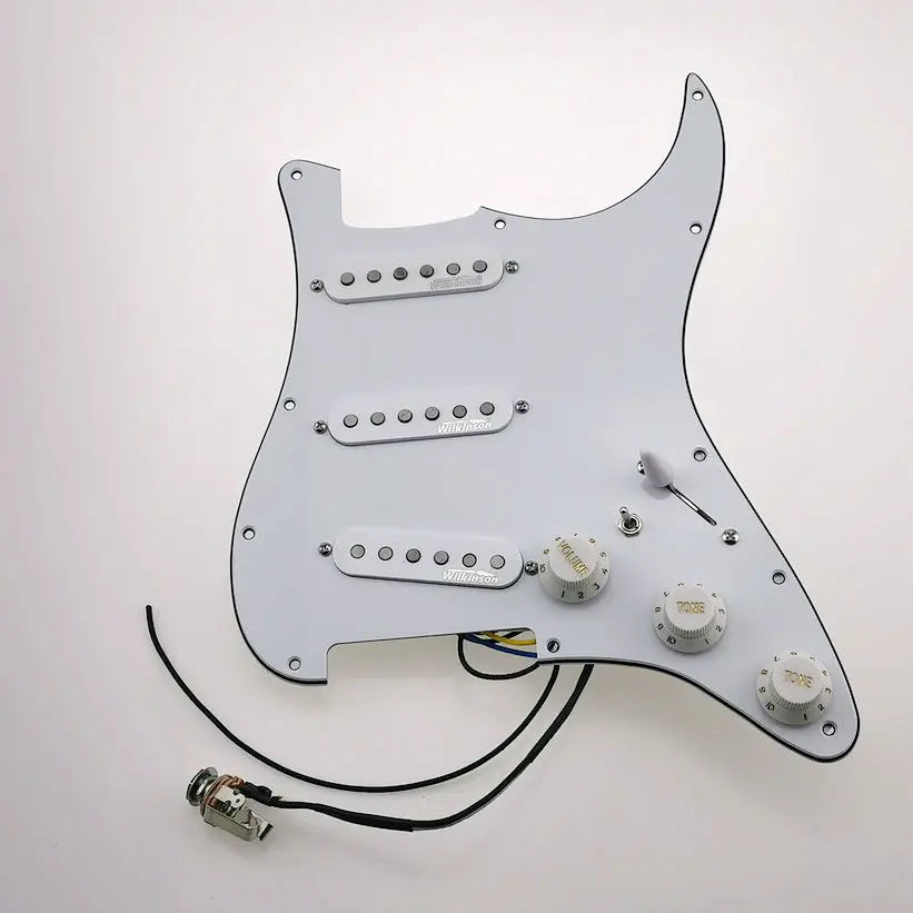 SSS Guitar Loaded Prewired Pickguard Fit Fender Stratocaster Strat