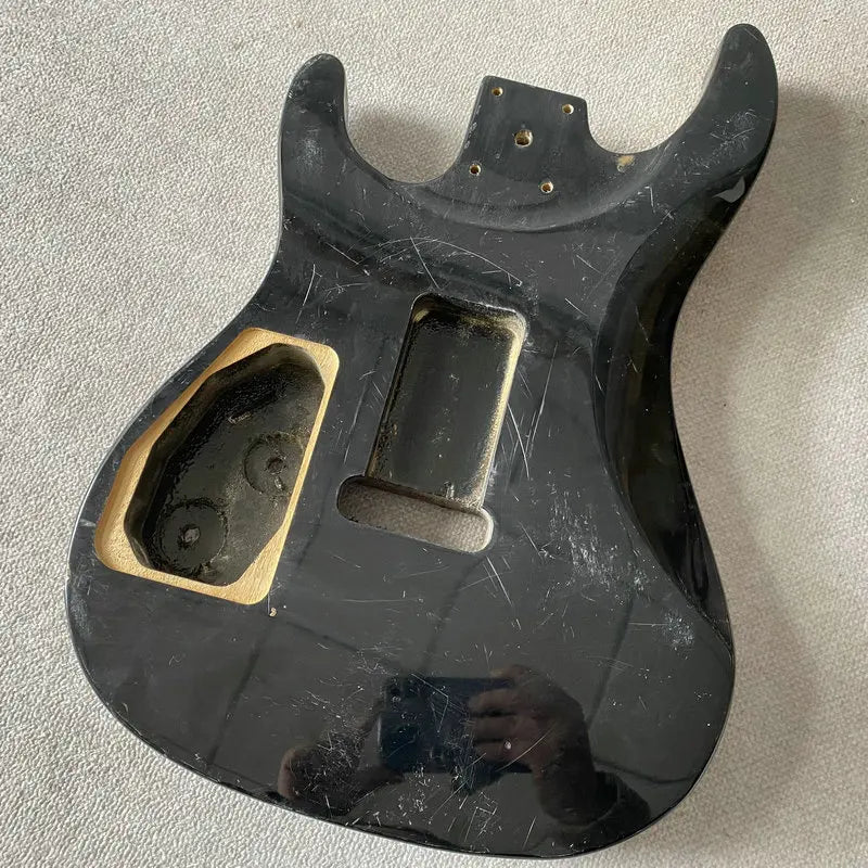 Purple Burst HSS Guitar Basswood Body with Tiger Maple Top