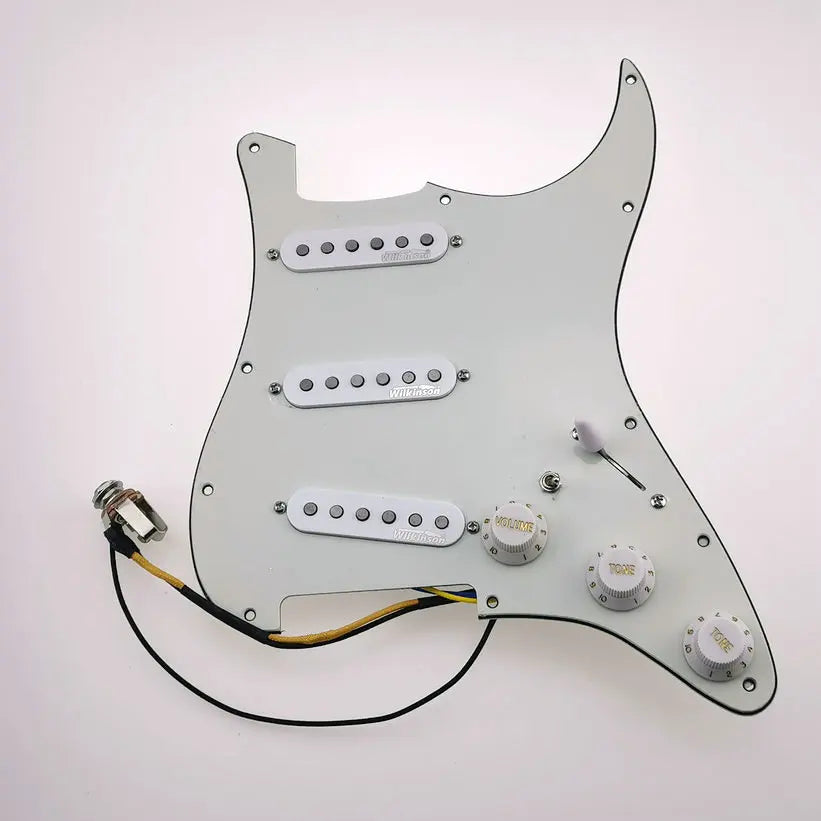 SSS Guitar Loaded Prewired Pickguard Fit Fender Stratocaster Strat