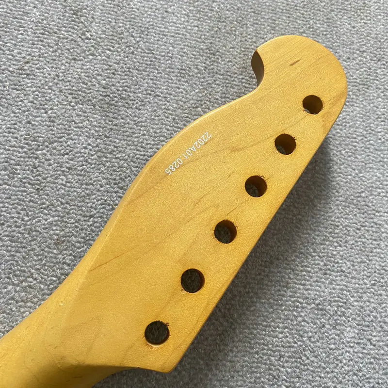 Yellow Maple Wood Guitar Neck 21 Frets Fretboard For Telecaster Tele