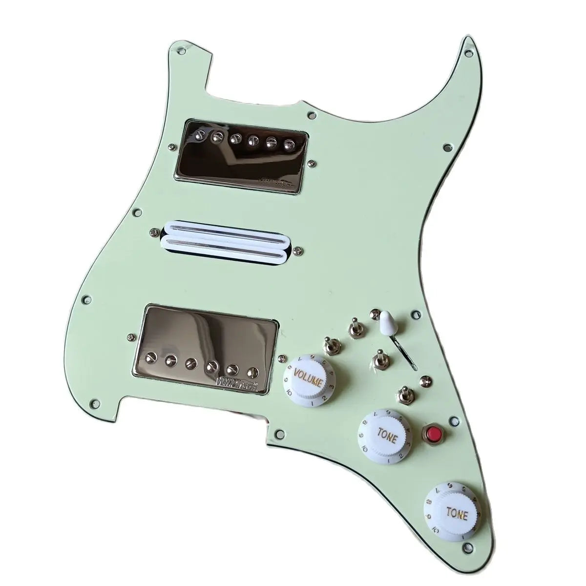 HSH Guitar Loaded Pickguard Set Multifunction Coil Split Switch Chrome Wilkinson Alnico5 Pickups High Output DCR For Stratocaster Strat