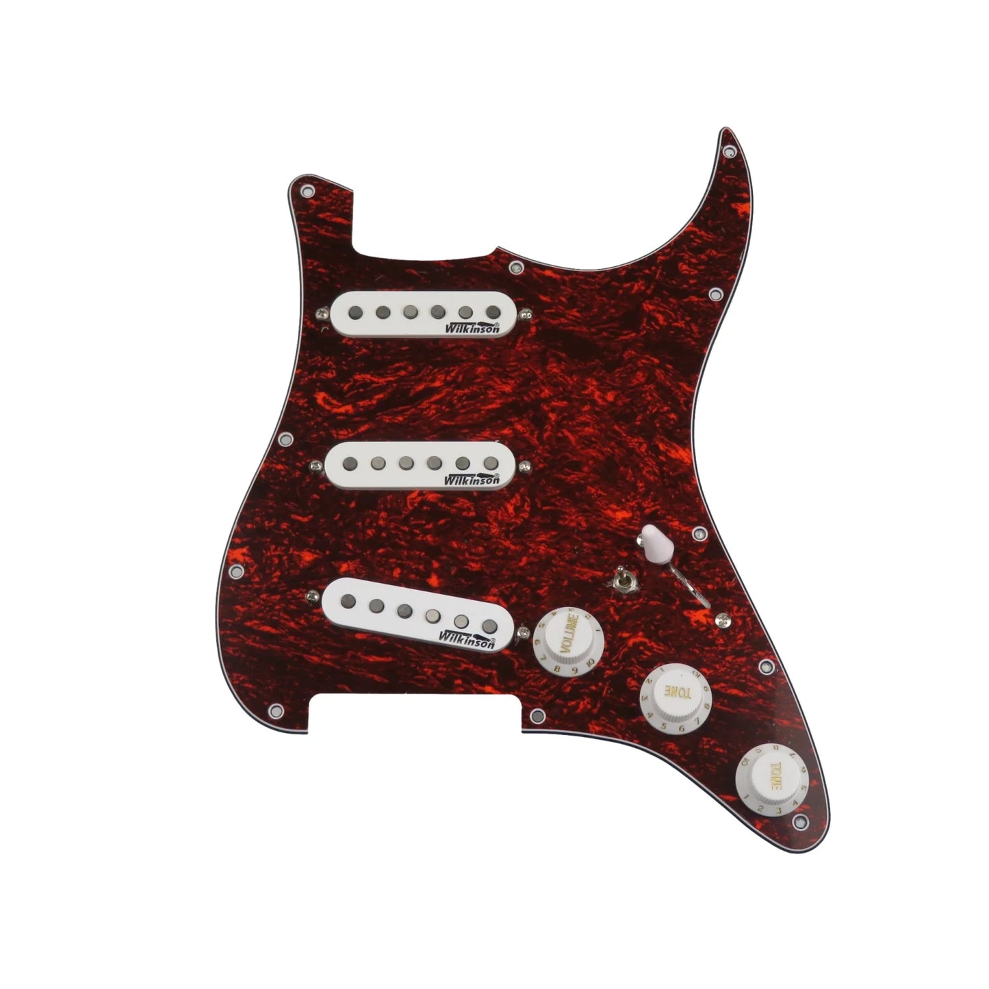 SSS Guitar Loaded Prewired Pickguard Fit Fender Stratocaster Strat