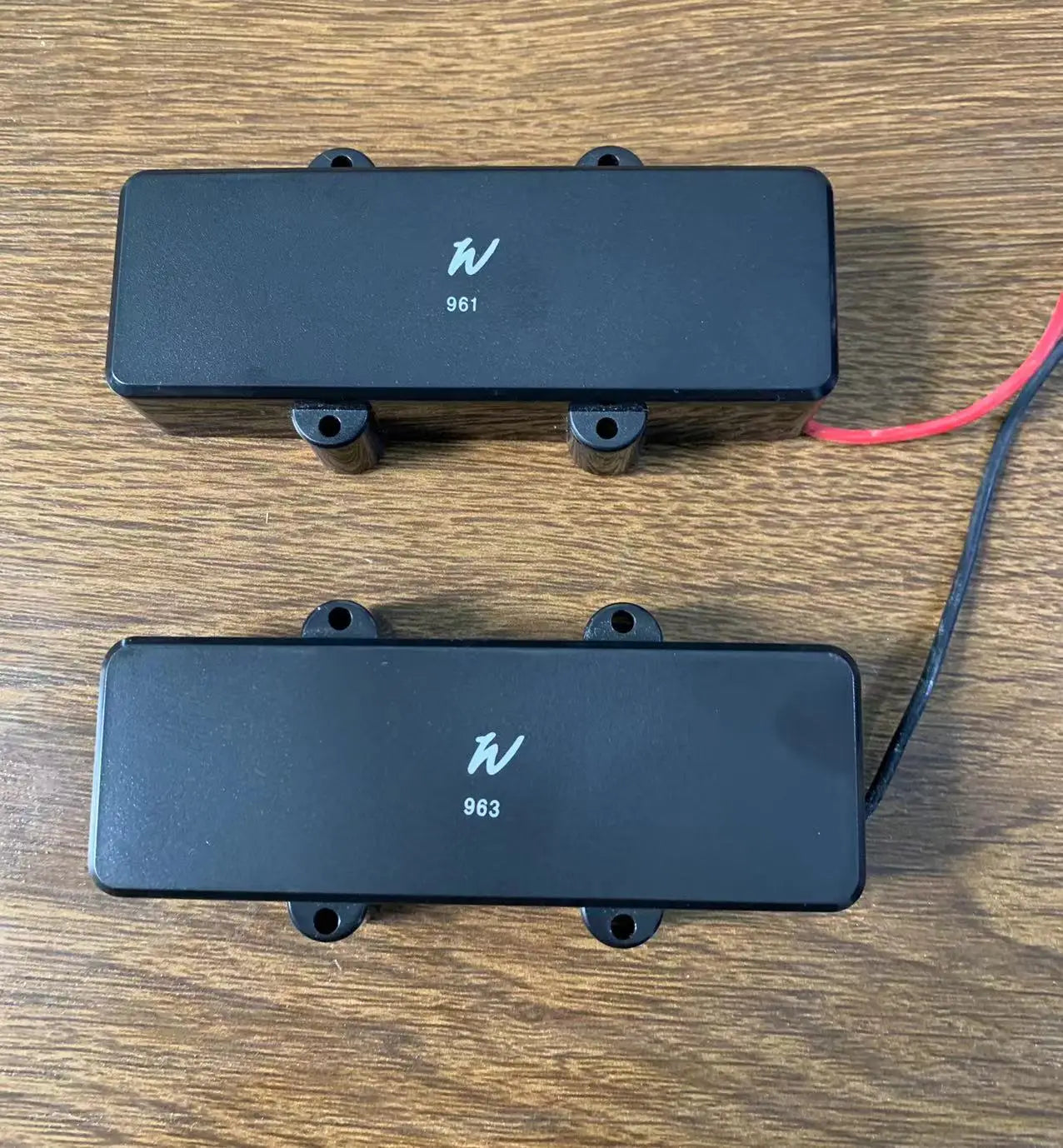 Washbun 6 String Active Bass Soapbar Pickups with Wiring Harness Kit