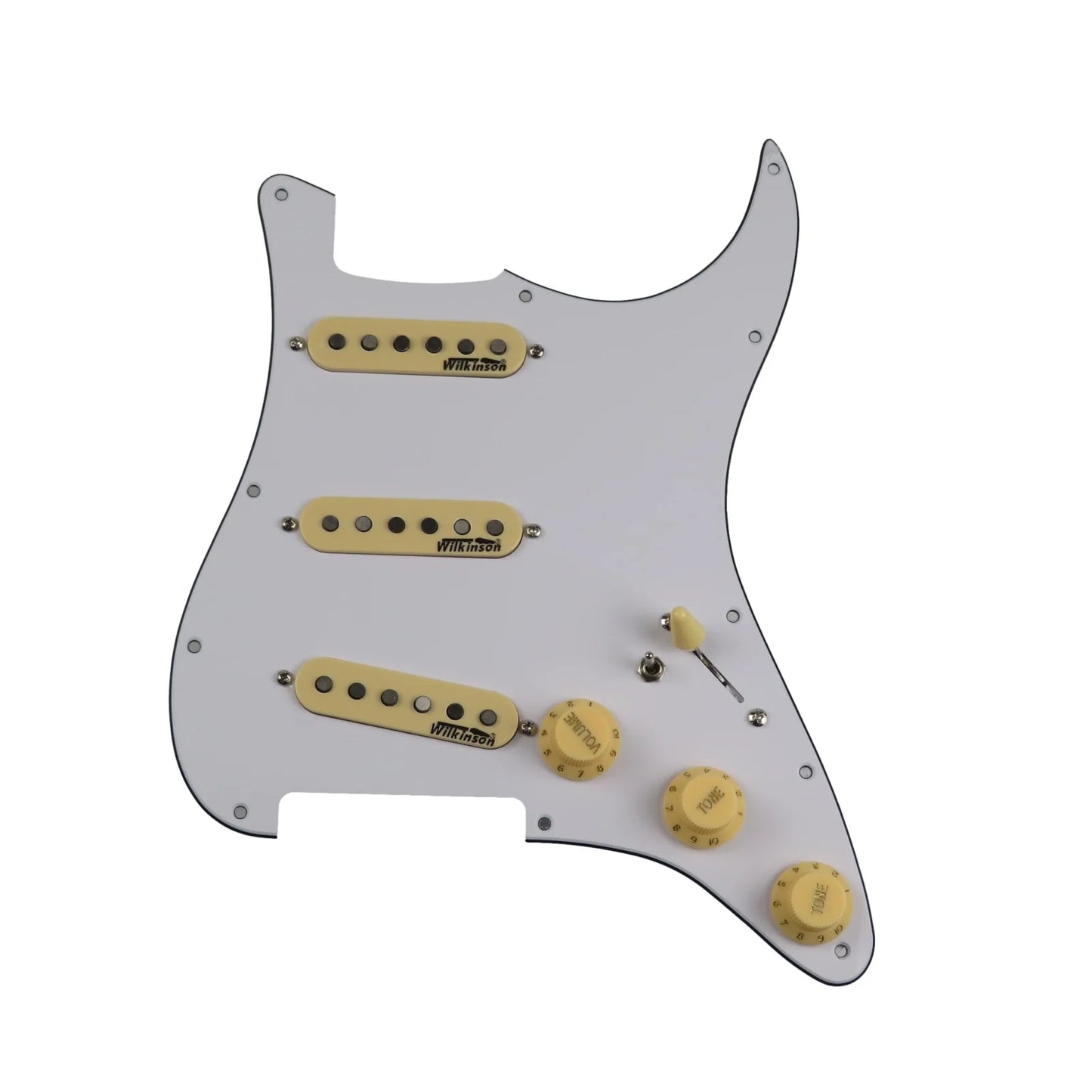 SSS Guitar Loaded Prewired Pickguard Fit Fender Stratocaster Strat