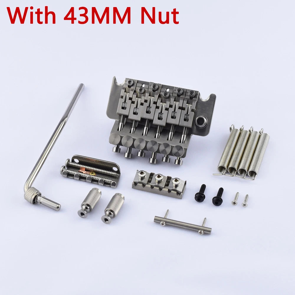 All Titanium Guitar Double Locking Tremolo System For Schecter,Ibanez,Jackson,Dean,Peavey,Washburn,ESP LTD