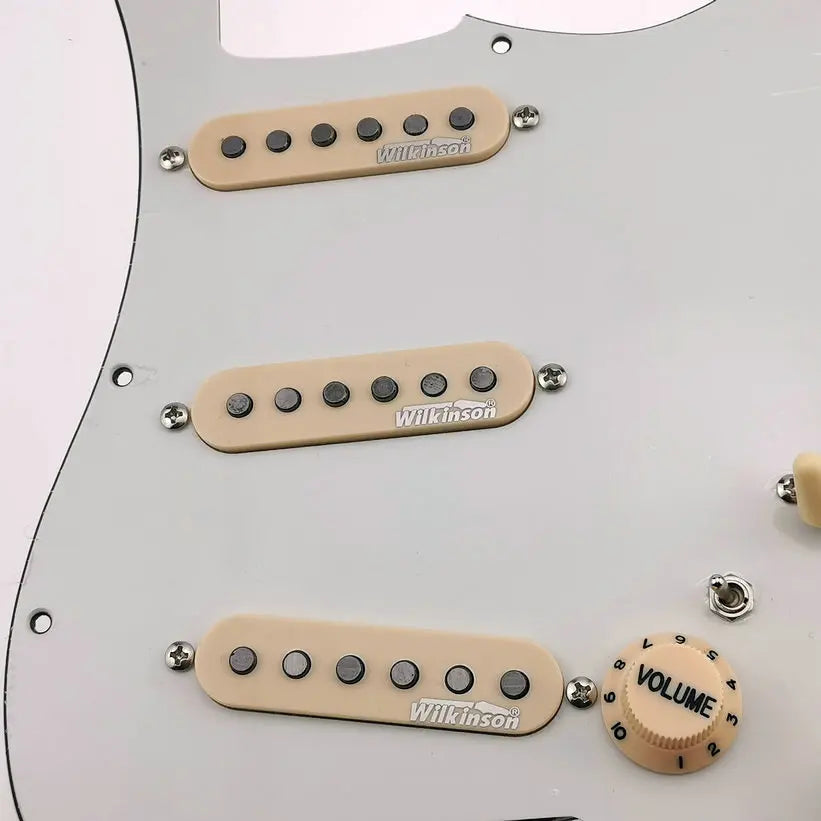 SSS Guitar Loaded Prewired Pickguard Fit Fender Stratocaster Strat