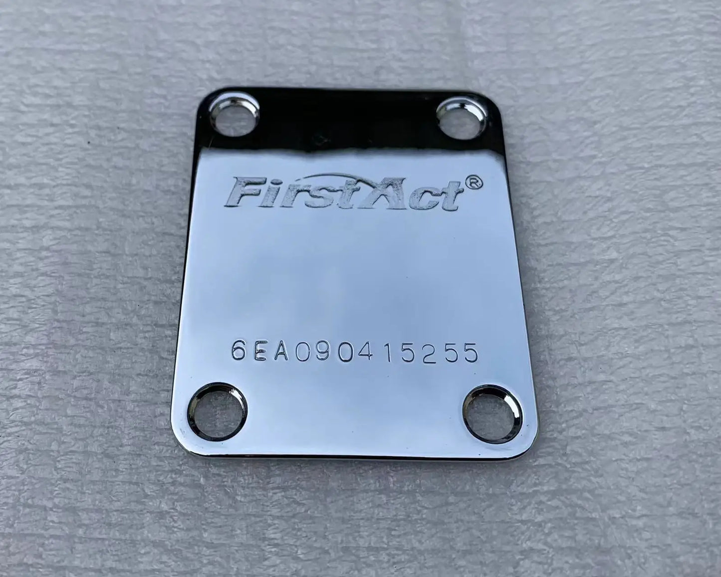 FirstAct Guitar Neck Plate with Mounting Screws Set