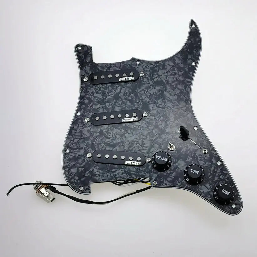 SSS Guitar Loaded Prewired Pickguard Fit Fender Stratocaster Strat