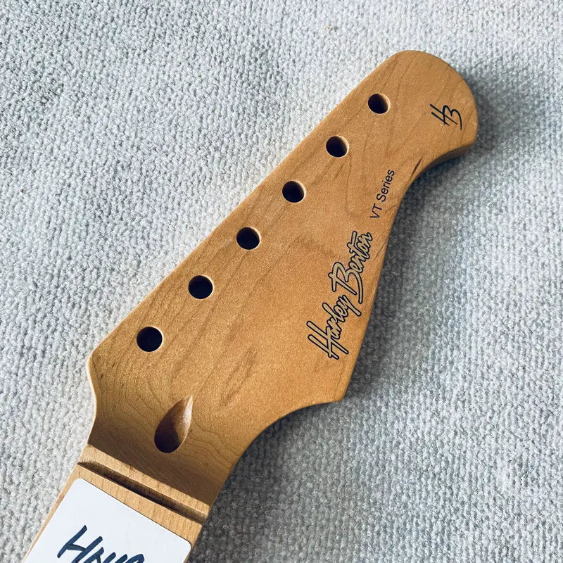 Roasted Maple Wood Guitar Neck and Maple Fingerboard
