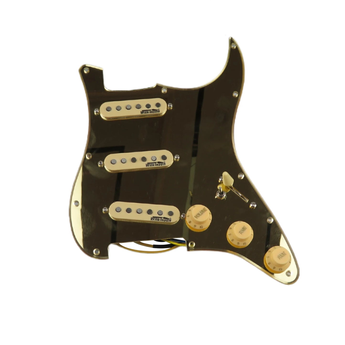 SSS Guitar Loaded Prewired Pickguard Fit Fender Stratocaster Strat