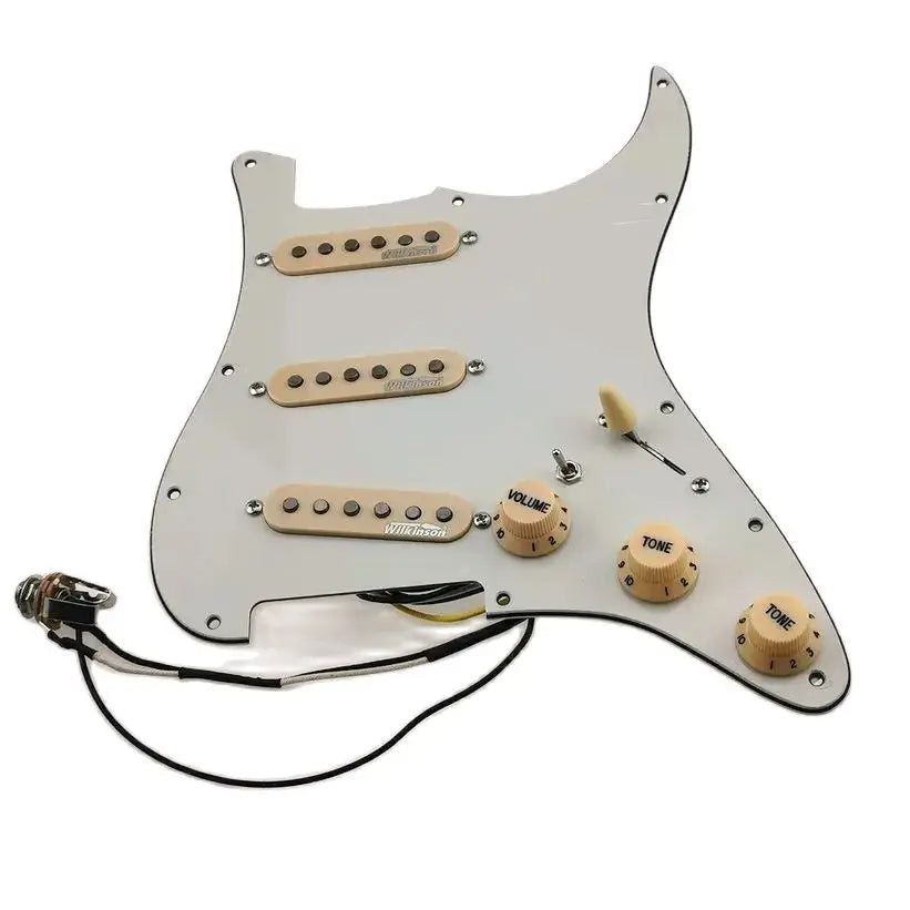 SSS Guitar Loaded Prewired Pickguard Fit Fender Stratocaster Strat
