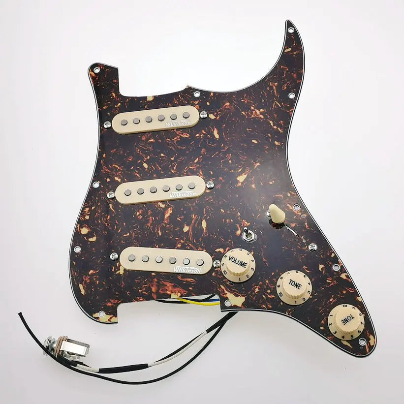 SSS Guitar Loaded Prewired Pickguard Fit Fender Stratocaster Strat