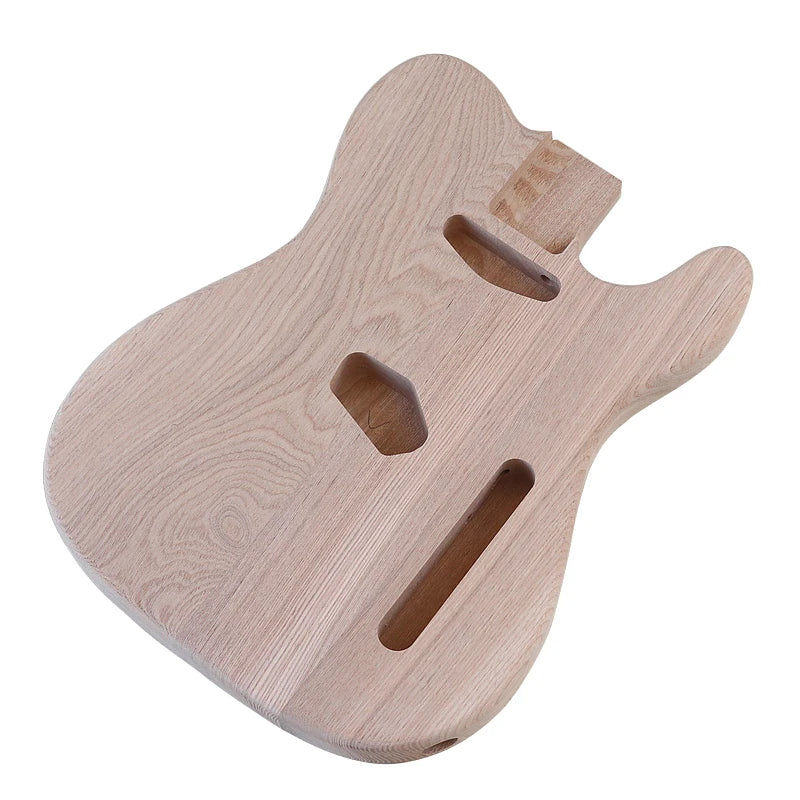 Unfinished Ash Wood Electric Guitar Body Fit Telecaster Tele