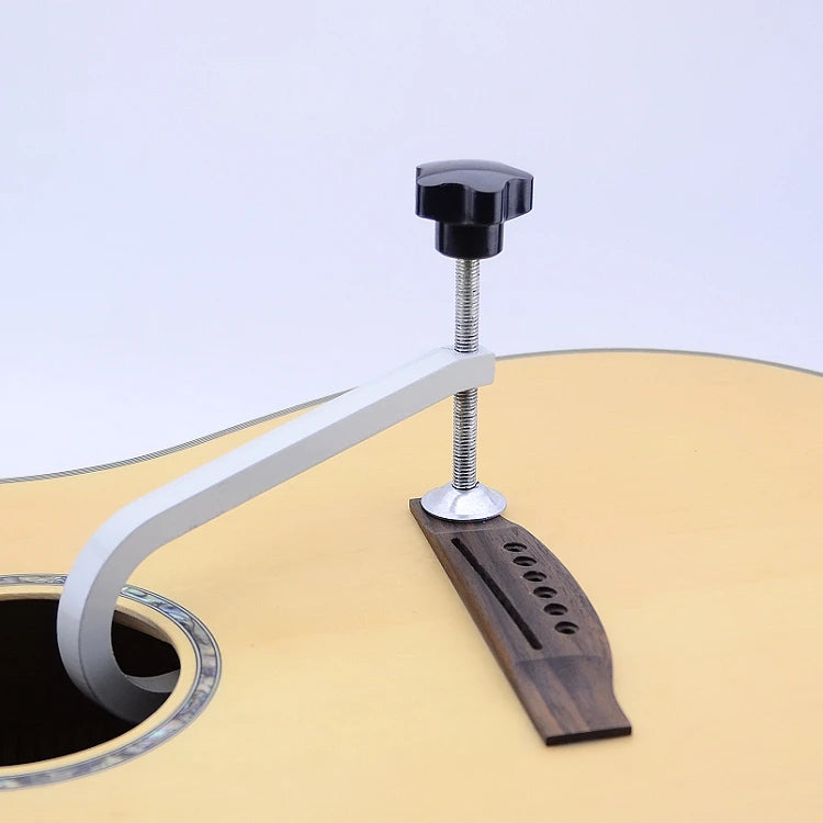 Acoustic/Classical Guitar Bridge Clamp / Cast Steel Deep Throat Clamp / Deep Reach C-Clamp Guitar Repaired Tool Accessories