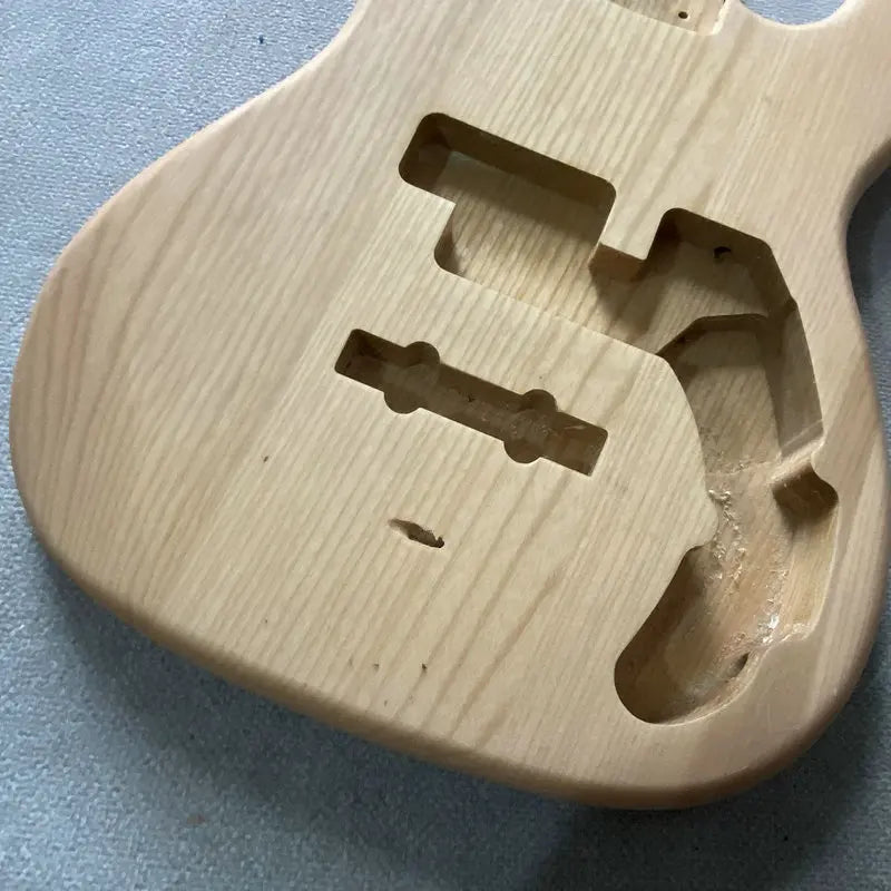 Solid Ash Wood 5 String Bass Body For Precision Bass