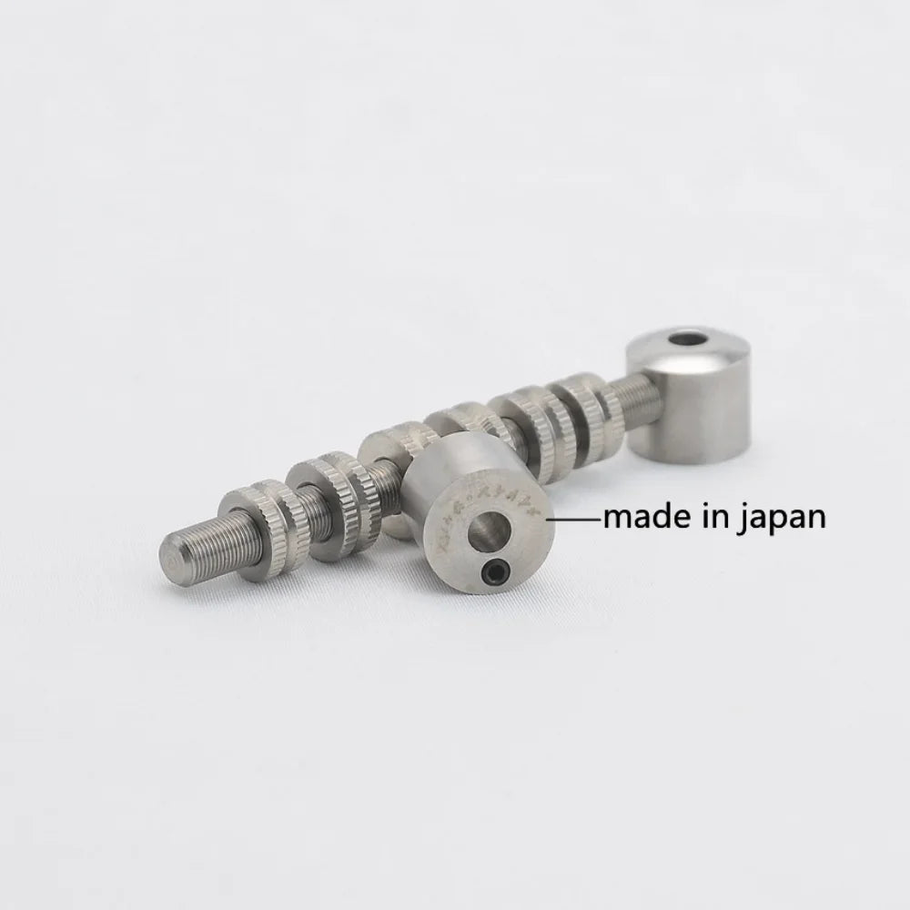 Ebony Wood Jazz Guitar Roller Adjustable Bridge