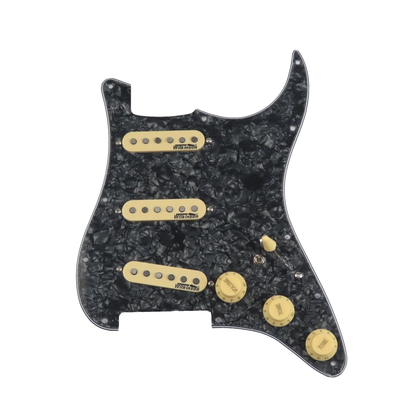 SSS Guitar Loaded Prewired Pickguard Fit Fender Stratocaster Strat