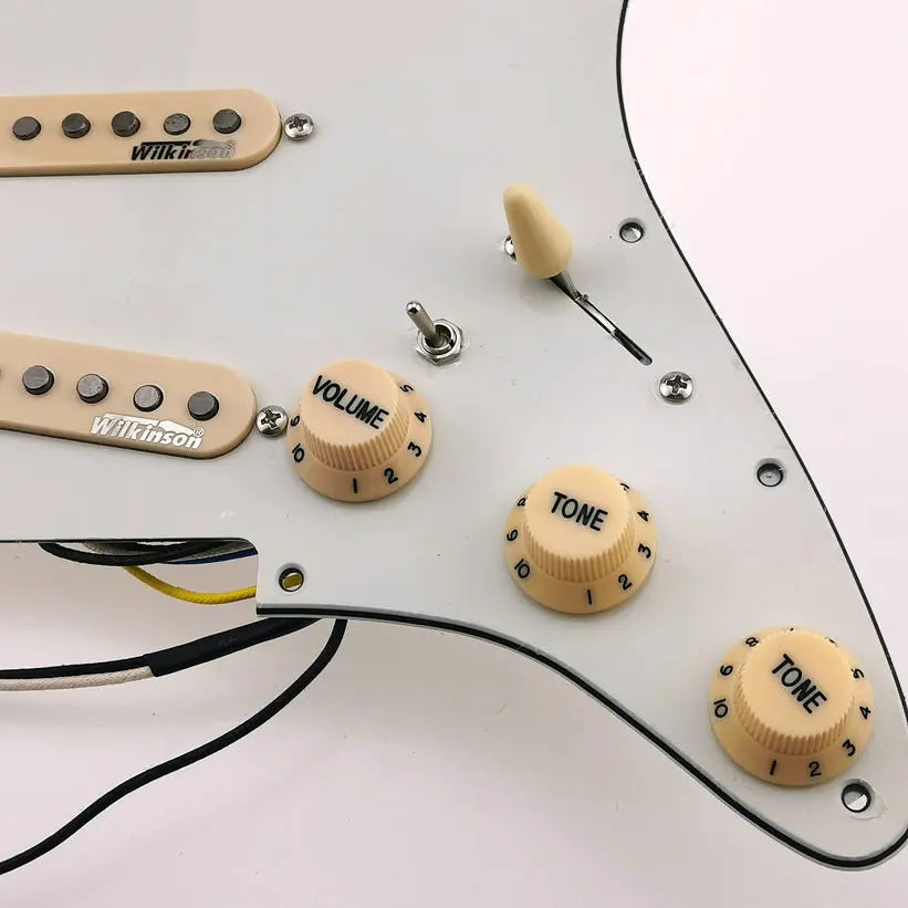 SSS Guitar Loaded Prewired Pickguard Fit Fender Stratocaster Strat