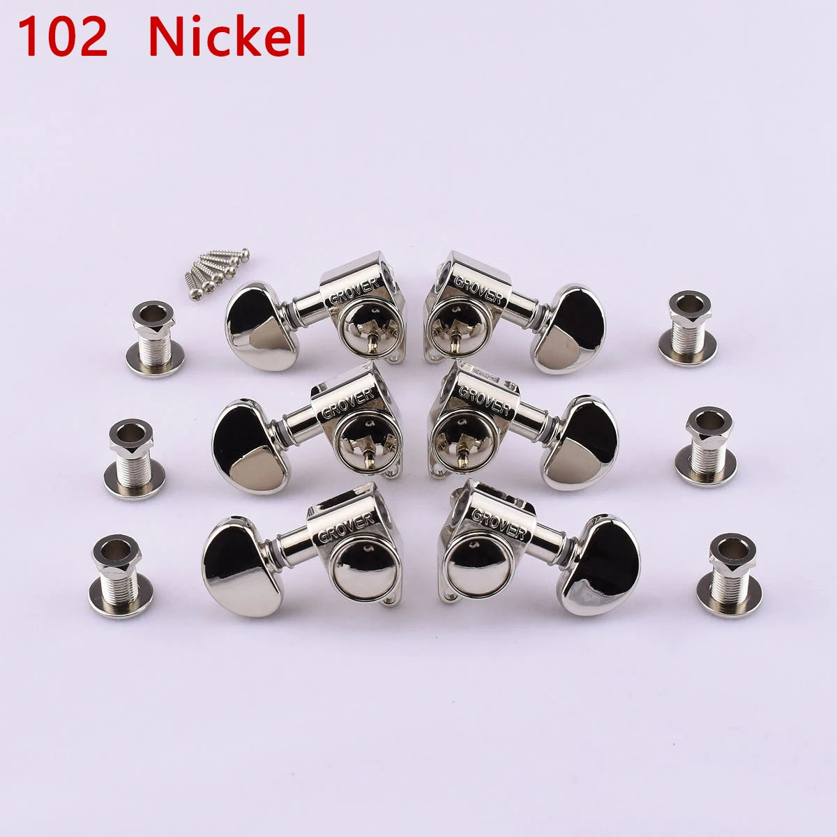 Grover 3R+3L Guitar Machine Heads Tuners Tuning Pegs 1:18