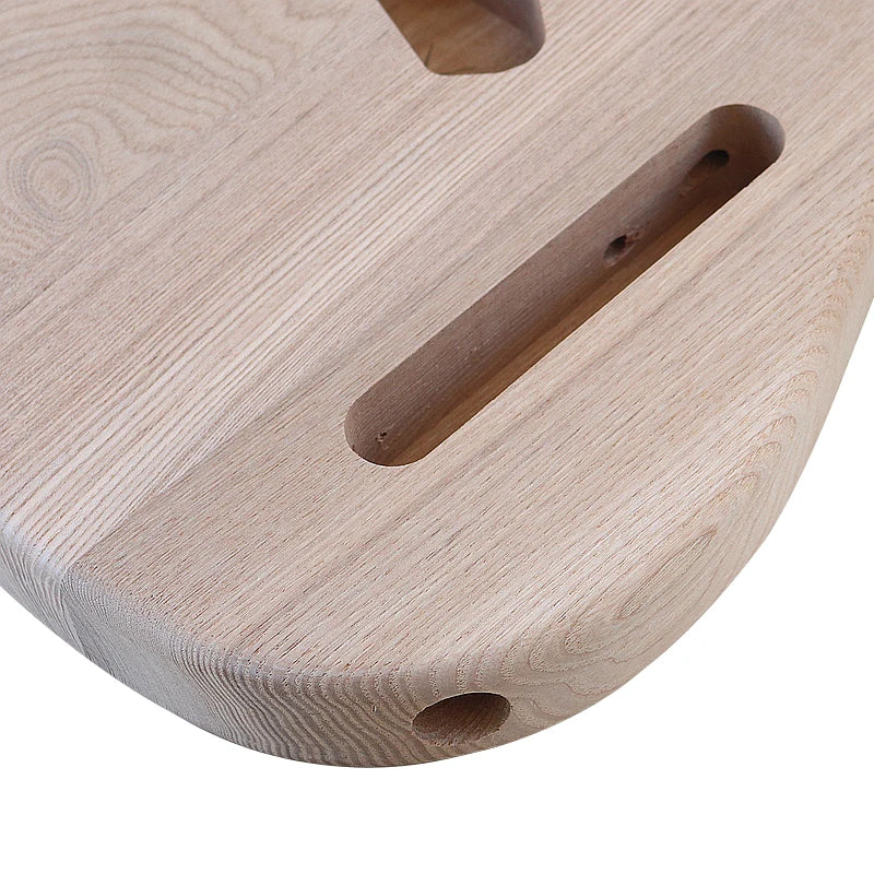 Unfinished Ash Wood Electric Guitar Body Fit Telecaster Tele