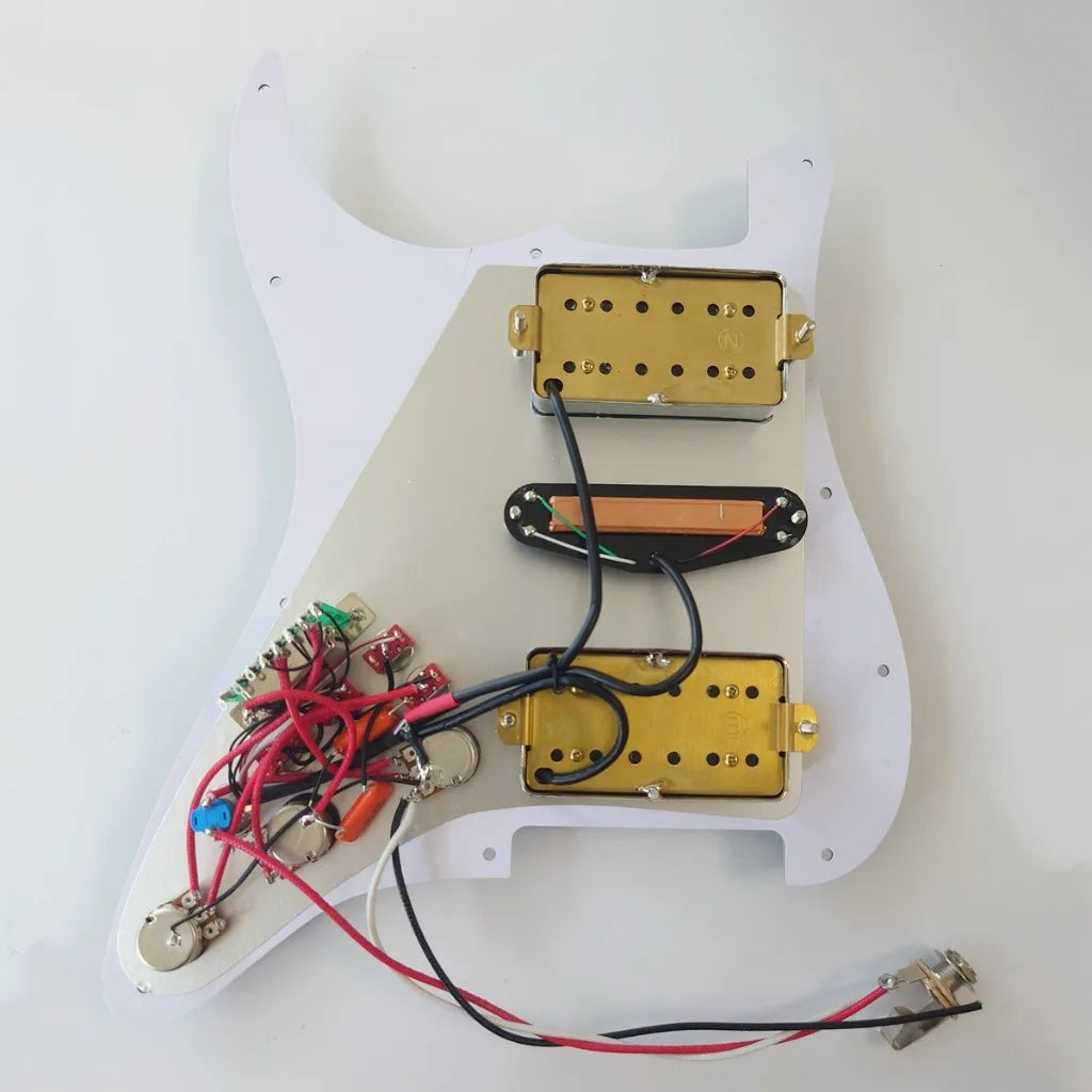 Guitar Prewired Loaded Pickguard HSH For Stratocaster Strat