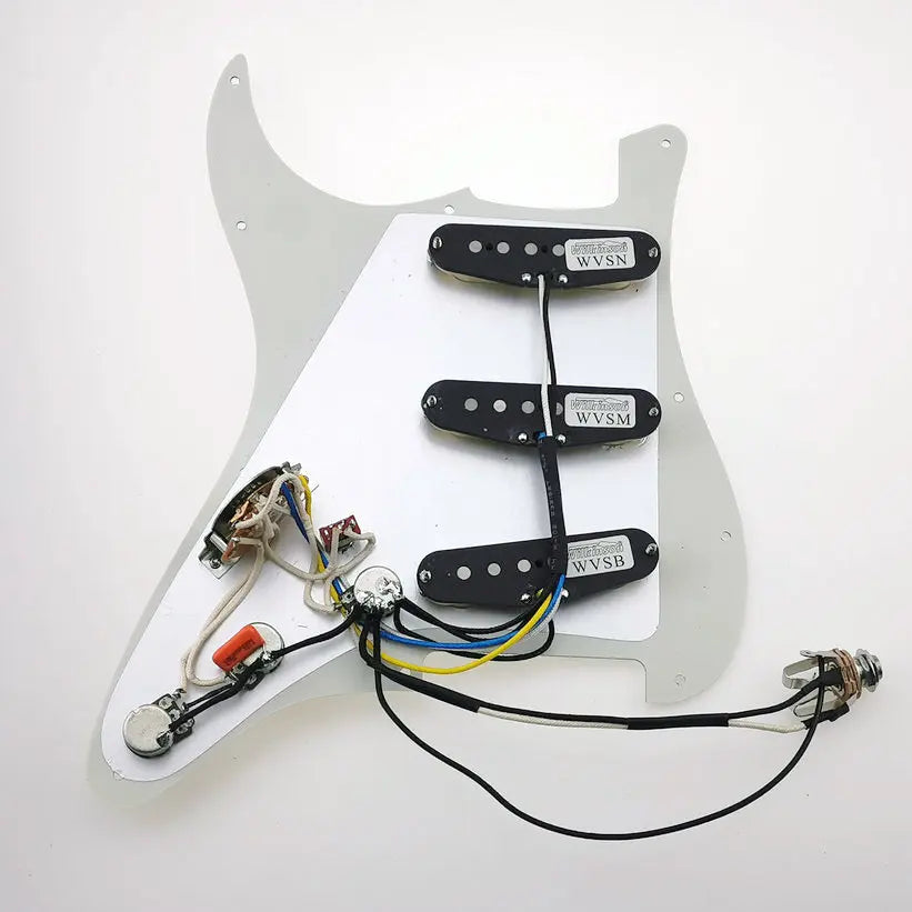 SSS Guitar Loaded Prewired Pickguard Fit Fender Stratocaster Strat