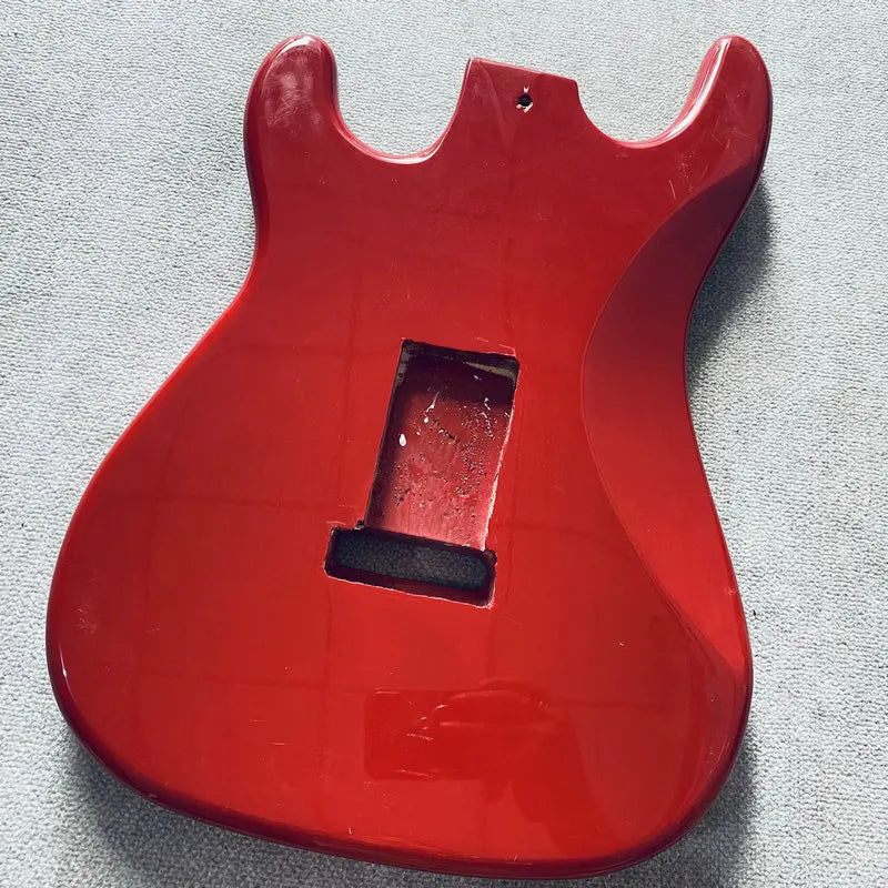 Gloss Red Finish HSS Guitar Basswood Body For Fender Stratocaster Strat
