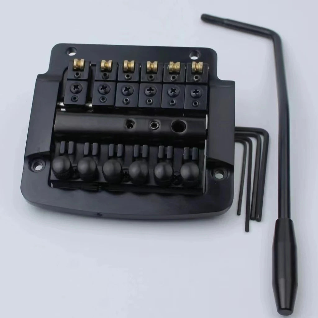 New 6 String Tremolo 4300 Guitar Tremolo Bridge Black Chromium