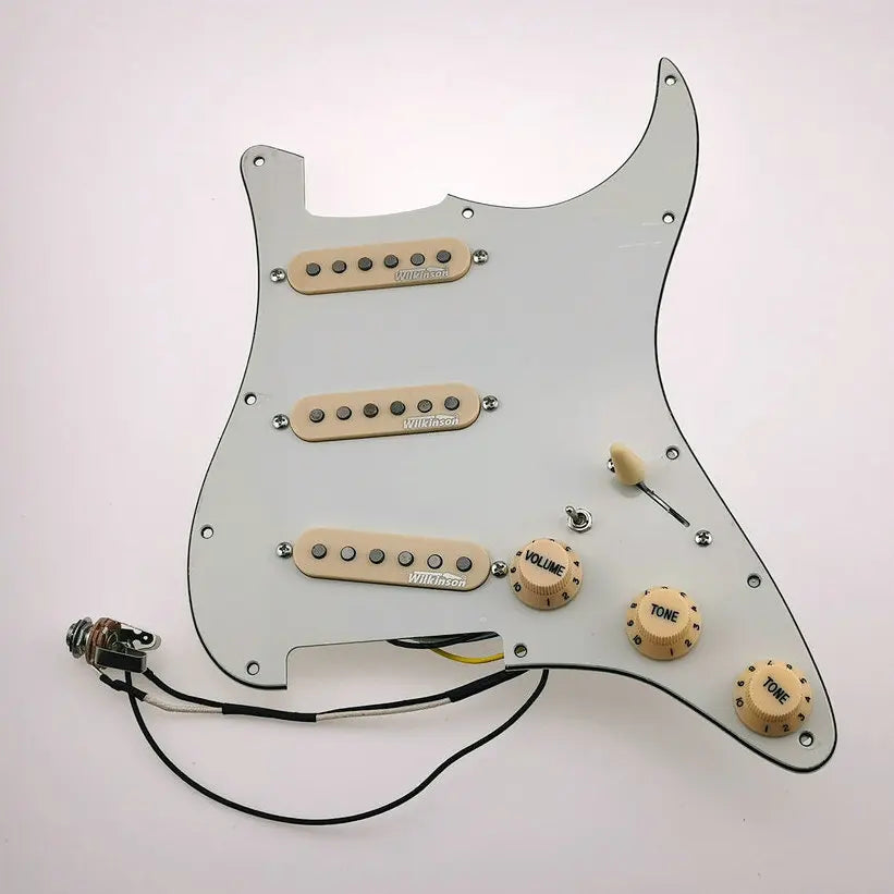SSS Guitar Loaded Prewired Pickguard Fit Fender Stratocaster Strat