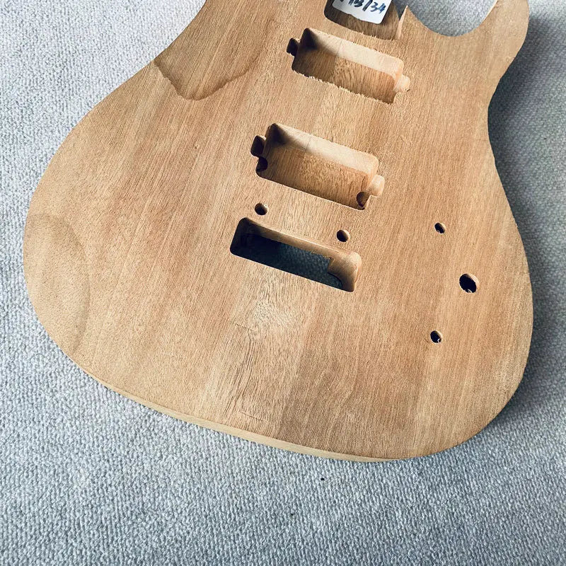 Okoume Wood HH Guitar Double Cutaway Body DIY Project