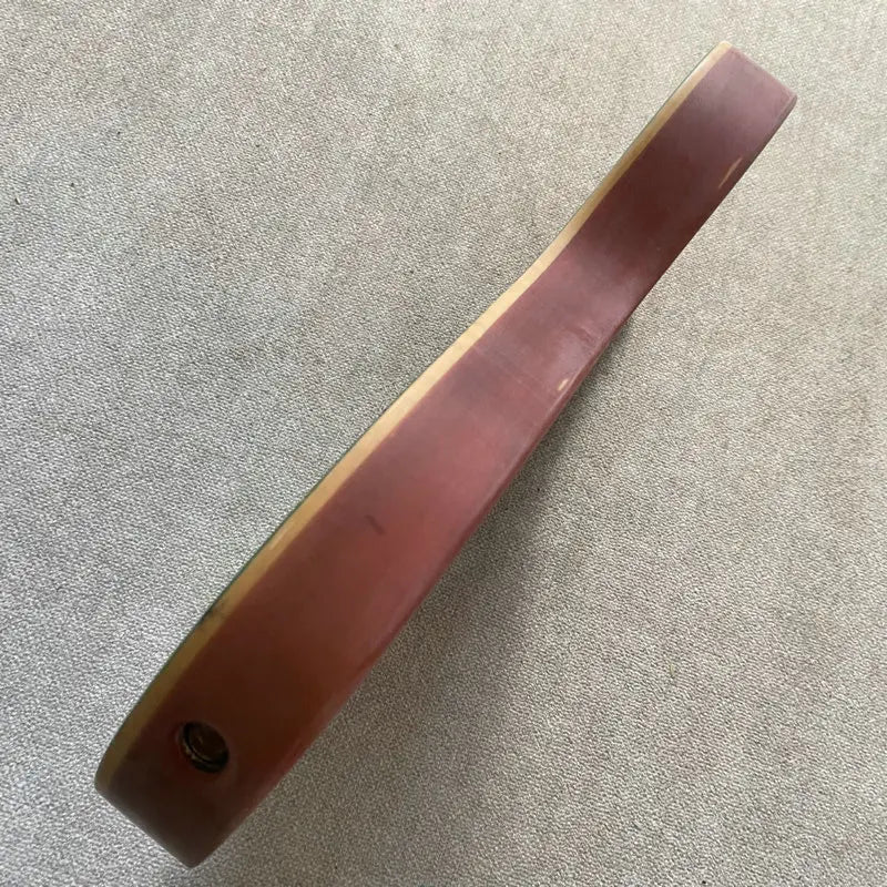 Okoume Wood Green Guitar Body with Tiger Maple Top